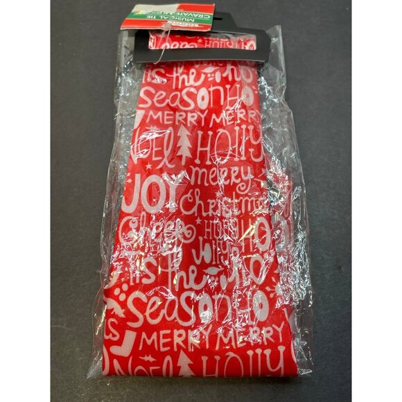 Christmas House Musical Tie Jingle Bells joy merry xmas not working red - Picture 8 of 9